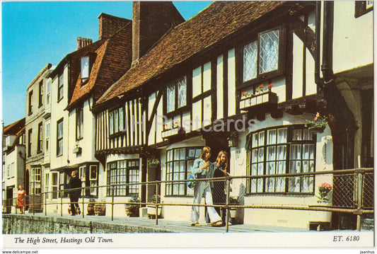 Hastings Old Town - The High Street - ET.6180 - 1985 - United Kingdom - England - used - JH Postcards