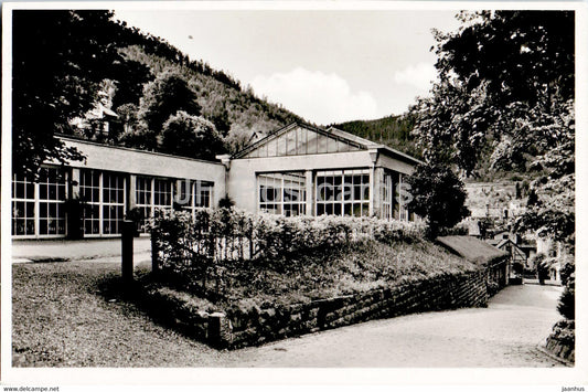 Das U Bad in Wildbad - Unterwasserbehandlungsanlage mit Thermalschwimmbad - old postcard - Germany - used - JH Postcards