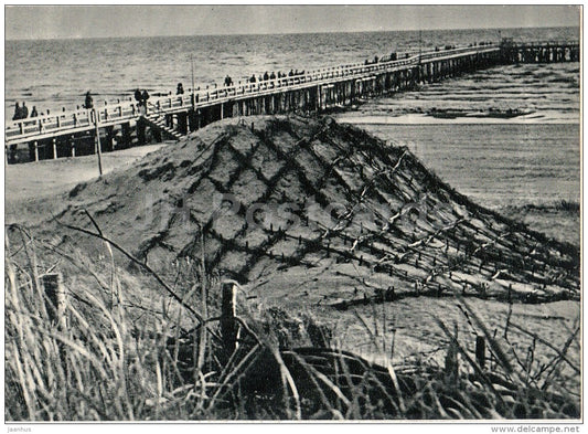 pier - 1 - Palanga - Lithuania USSR - 1965 - unused - JH Postcards