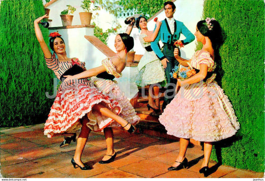 Paco de Lucio y su Fiesta Ballet - Malaguenas - Spanish Dance - 1027 - Spain - used - JH Postcards