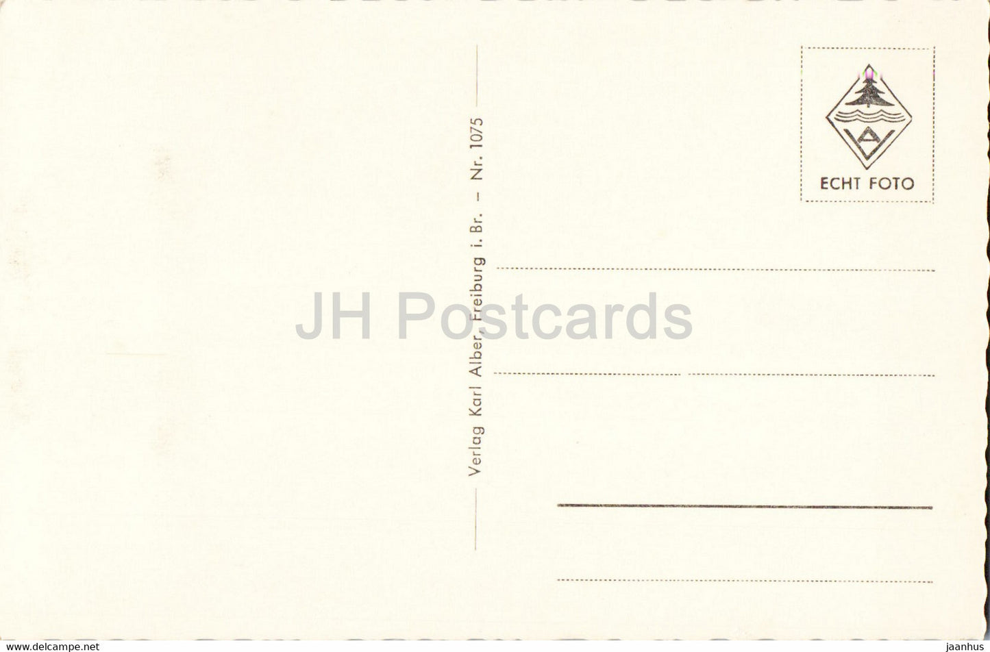 Freiburg i Br Munster - cathédrale - carte postale ancienne - Allemagne - inutilisée