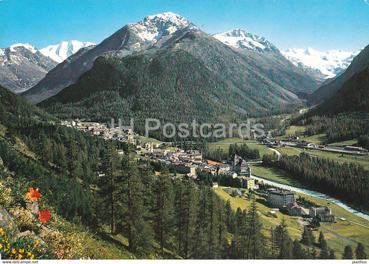 Pontresina 1830 m mit Piz Palu und Sellagruppe - 1969 - Switzerland - used - JH Postcards