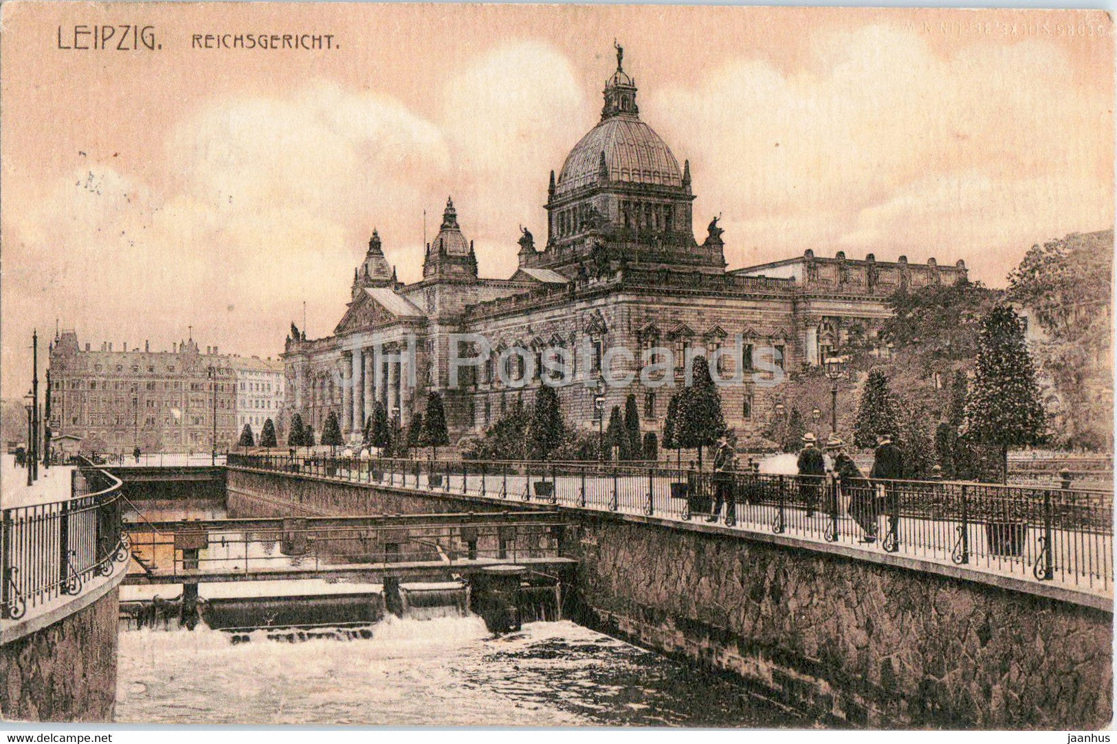 Leipzig - Reichsgericht - 13918 - old postcard - 1912 - Germany - used - JH Postcards