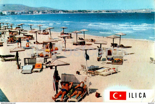 Ilica - Cesme - beach - Turkey - used - JH Postcards