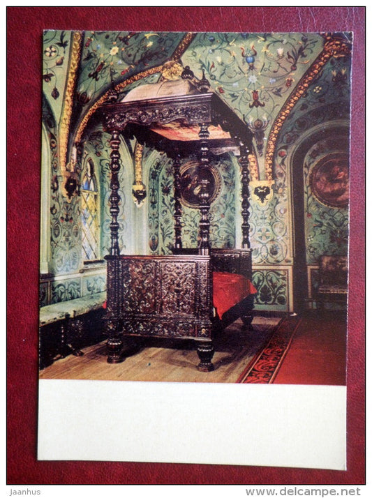 The Teremnoi Palace - Bedroom - Kremlin - Moscow - 1967 - Russia USSR - unused - JH Postcards