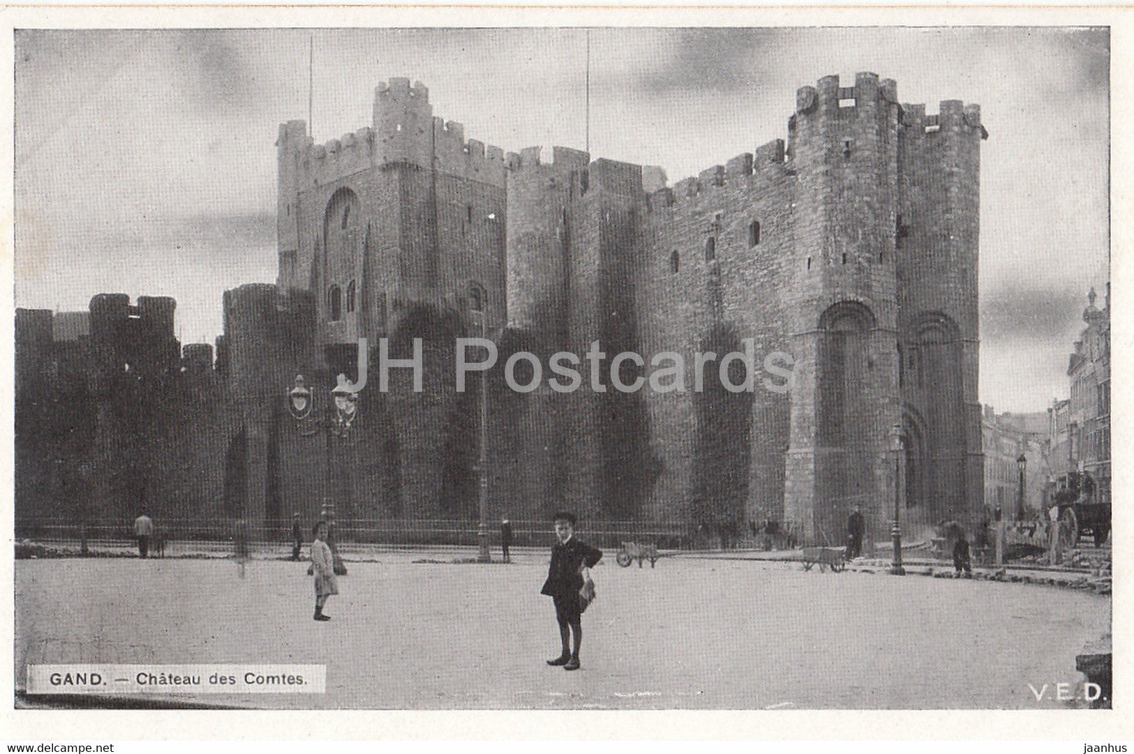 Gand - Gent - Chateau des Comtes - castle - old postcard - Belgium - unused - JH Postcards