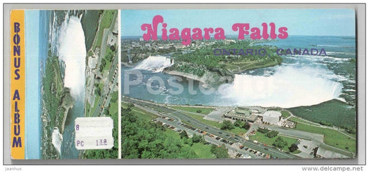 Carnet Booklet with 16 postcards - Bonus Album - Niagara Falls , Ontario - Canada - unused - JH Postcards