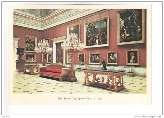 The Small Top-Lighted Hall (Italy) - Hermitage - St. Petersburg - Leningrad - 1978 - Russia USSR - unused - JH Postcards
