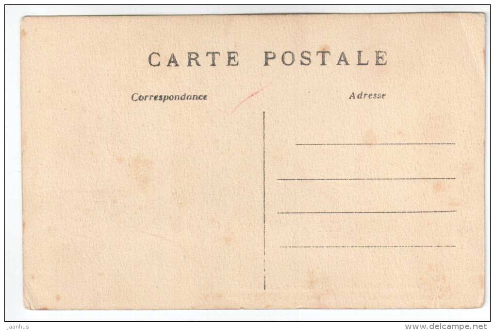 Palais de Versailles - Chambre de Louis XIV - bedroom of Louis XIV - old postcard - France - unused - JH Postcards