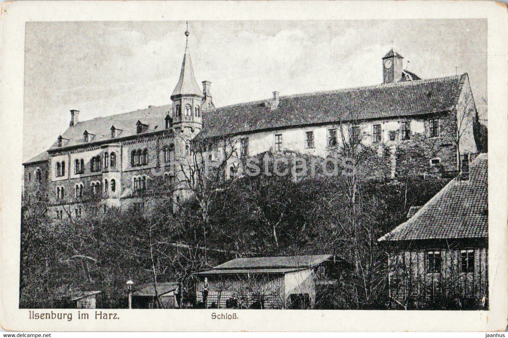 Ilsenburg im Harz - Schloss - castle - old postcard - Germany - unused - JH Postcards