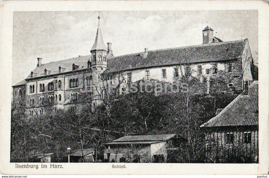 Ilsenburg im Harz - Schloss - castle - old postcard - Germany - unused - JH Postcards