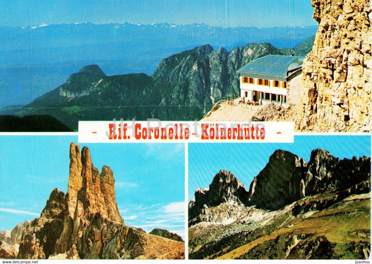 Rif Coronelle - Kolnerhutte - Gruppo del Catinaccio - Italy - unused - JH Postcards