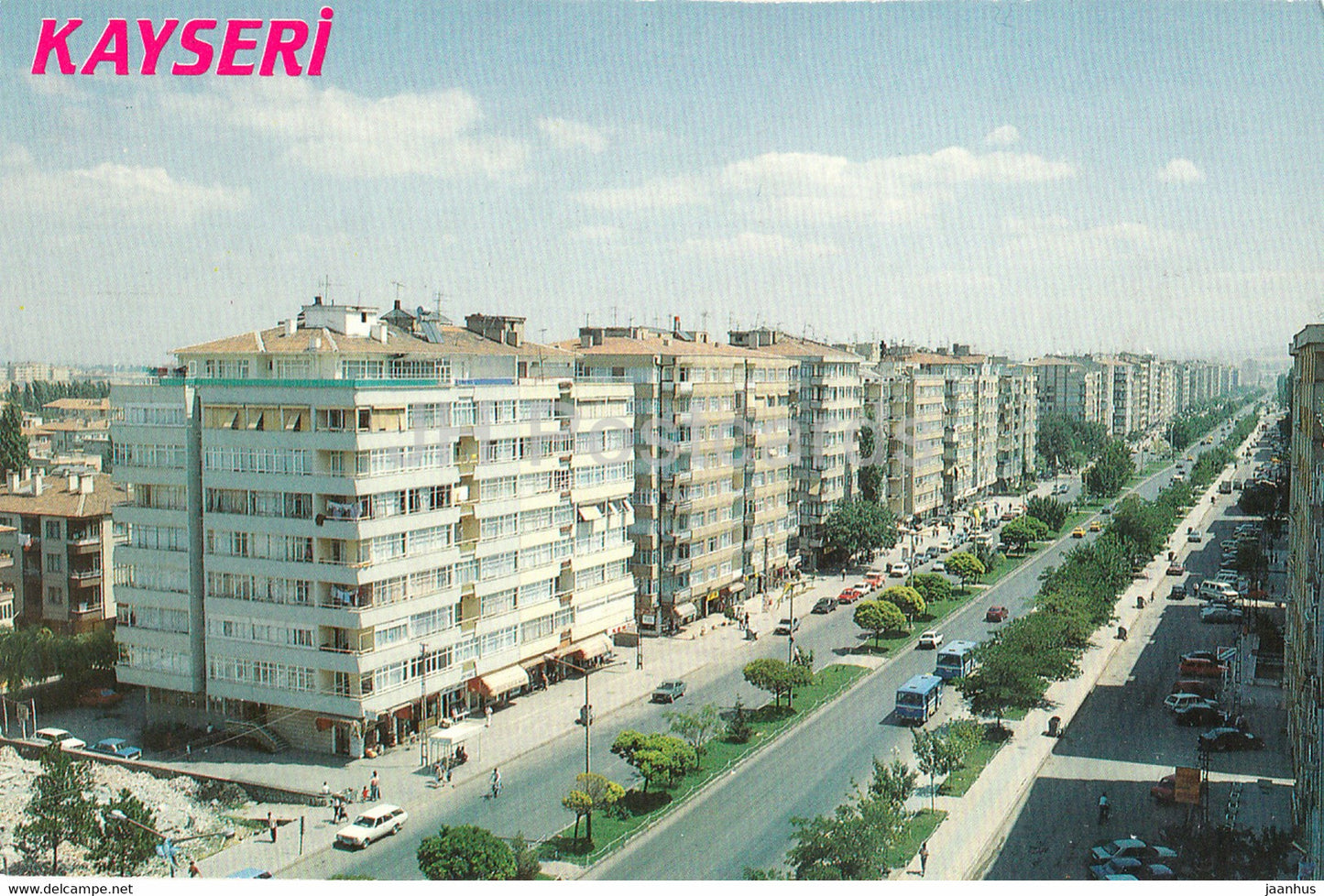 Kayseri - street view - 1993 - Turkey - used - JH Postcards