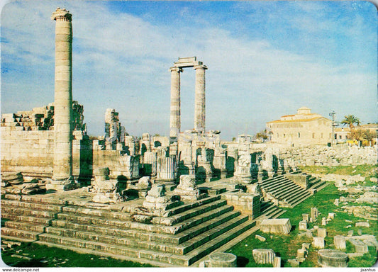 Didim - Apollo Temple - ancient world - 1992 - Turkey - used - JH Postcards