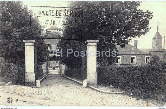 Petit Seminaire de Saint Roch - Entree - Ferrieres - old postcard - 1926 - Belgium - used - JH Postcards