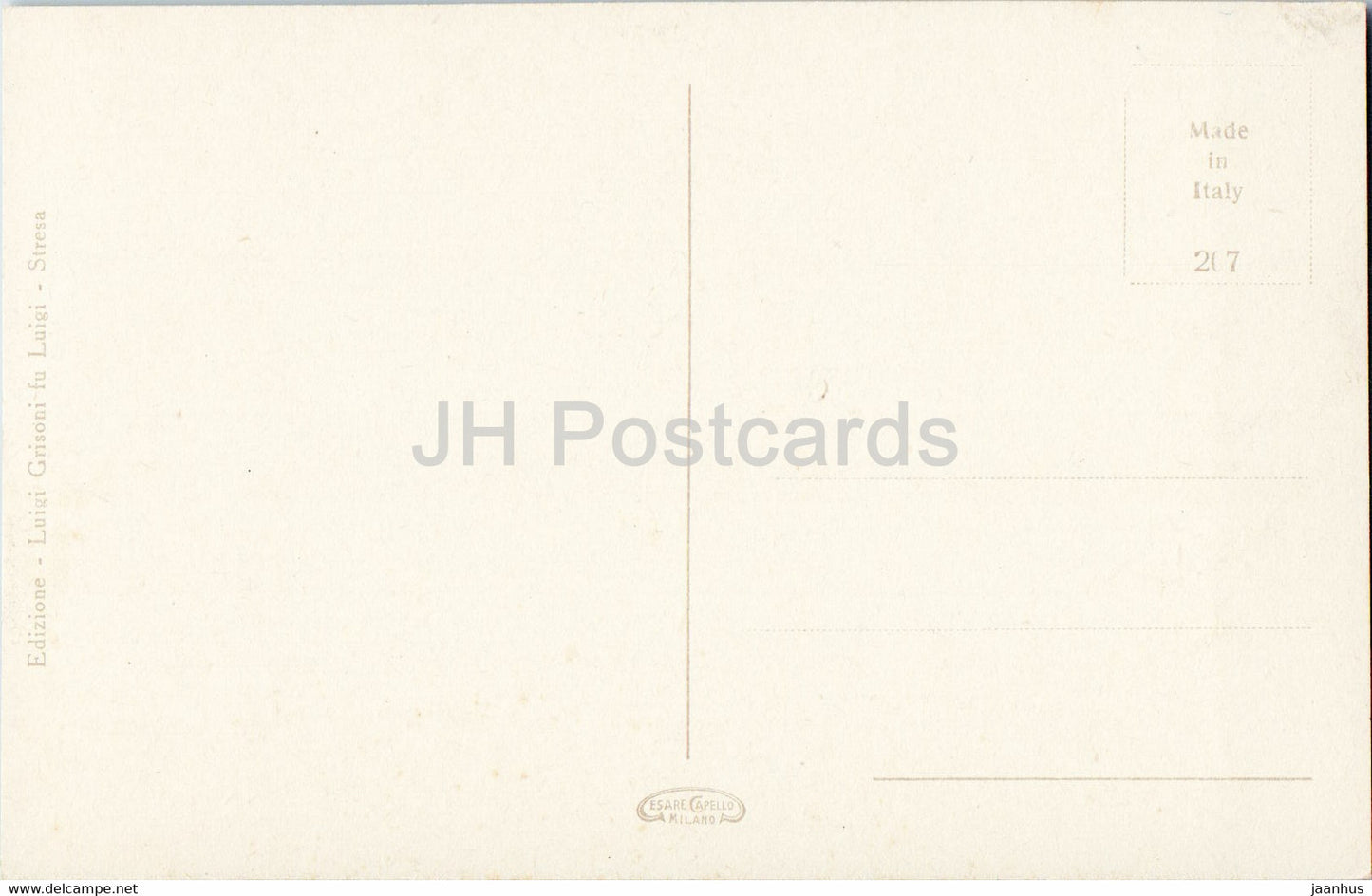 Lago Maggiore - Isola Bella - Isola Madre e Pallanza - 207 - alte Postkarte - Italien - unbenutzt