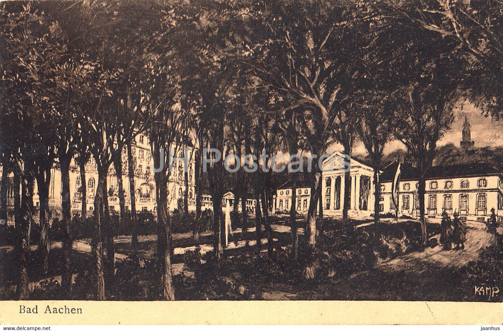 Bad Aachen - Kamp - Joseph Kessels - old postcard - 1919 - Germany - used - JH Postcards