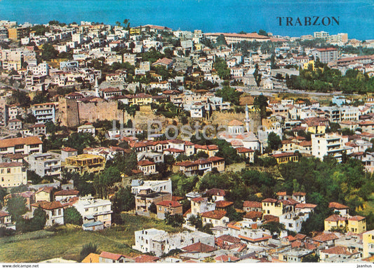 Trabzon - General view of the city from Boztepe - 1987 - Turkey - used - JH Postcards