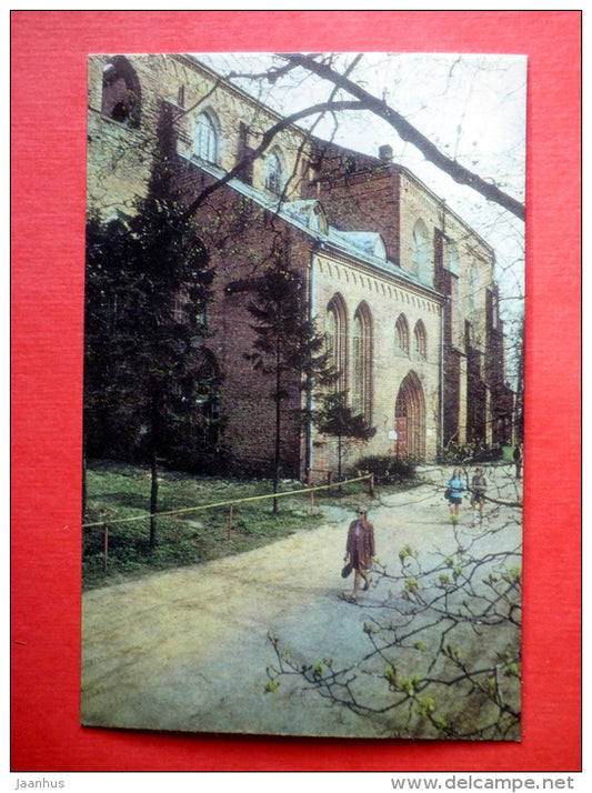 The Building of the Scientific Library of Tartu State University - Tartu University - 1974 - USSR Estonia - unused - JH Postcards