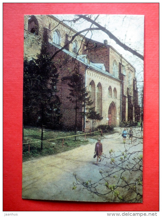 The Building of the Scientific Library of Tartu State University - Tartu University - 1974 - USSR Estonia - unused - JH Postcards