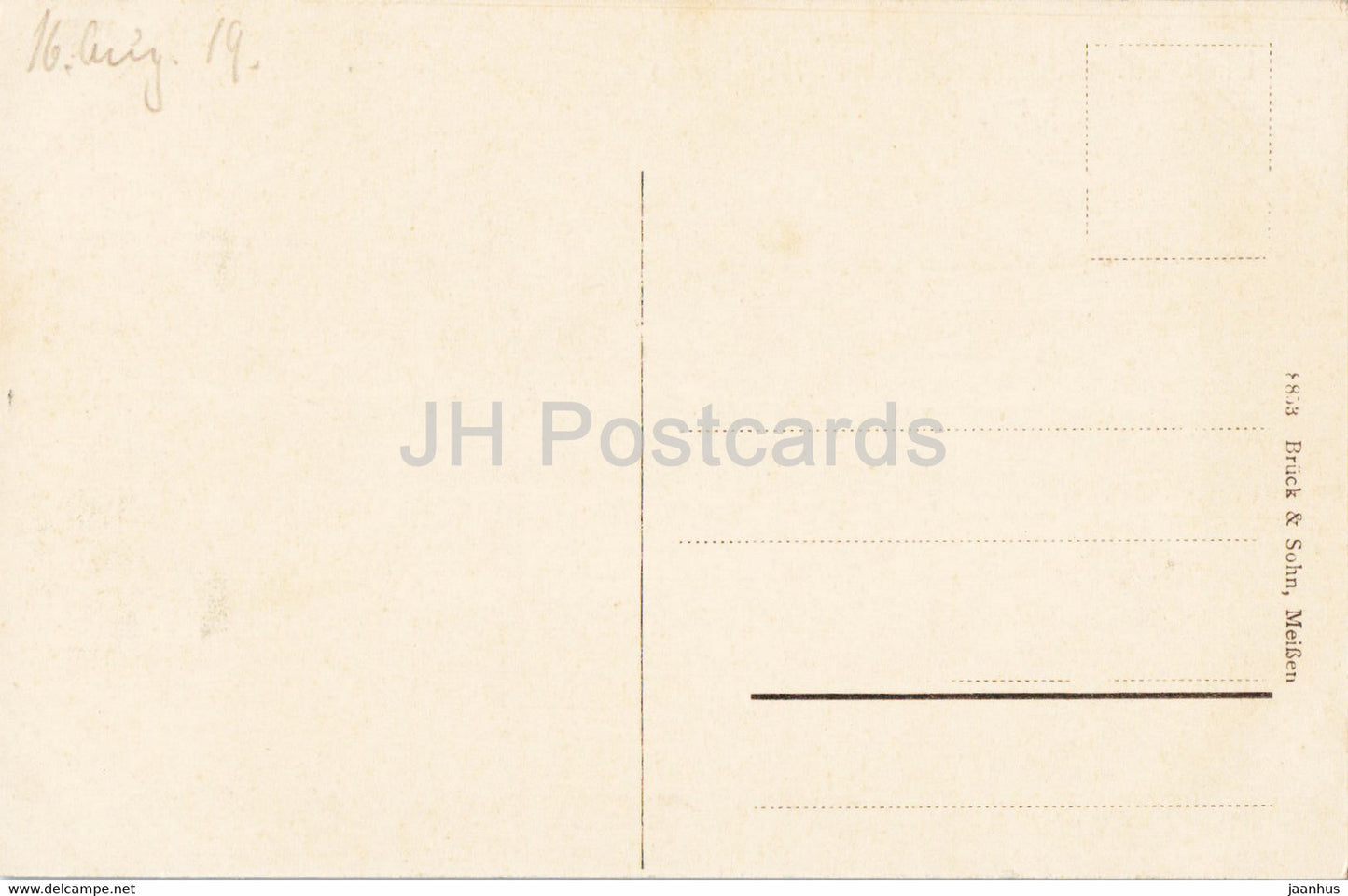 Blick auf die Greifensteine ​​i Erzgebirge - carte postale ancienne - Allemagne - inutilisée