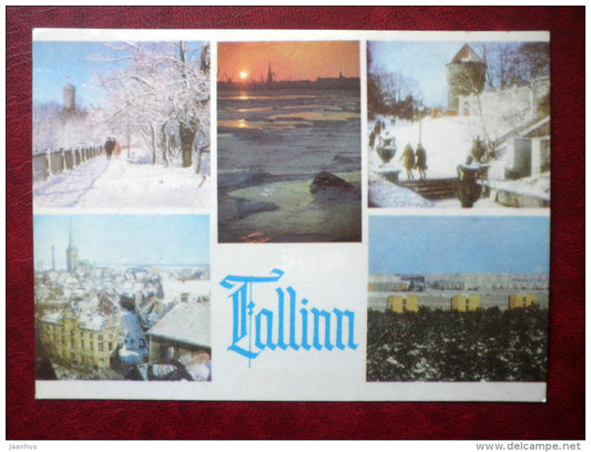 Pikk Hermann tower - Kiek in de Kök - Mustamäe - Tallinn - 1975 - Estonia - USSR - unused - JH Postcards