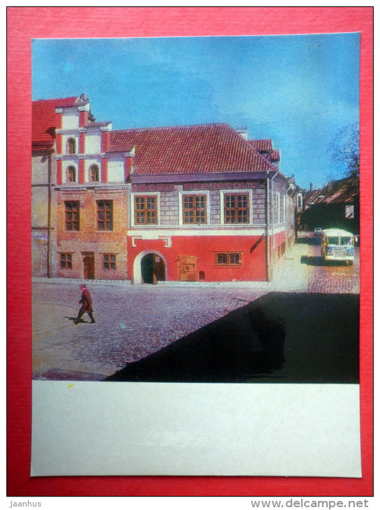 restored Post Office - Kaunas - 1974 - Lithuania USSR - unused - JH Postcards