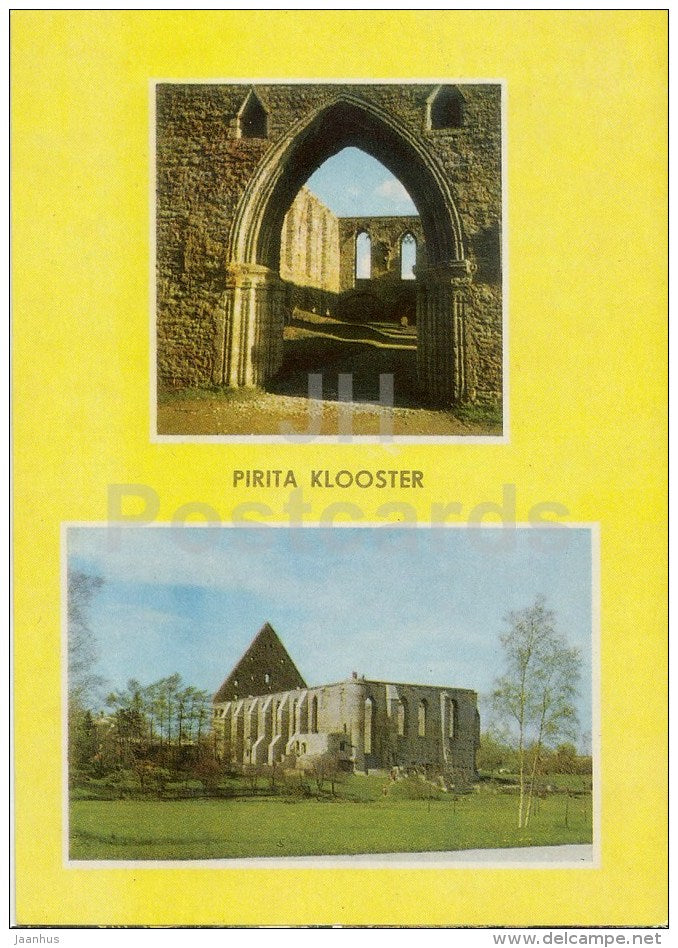 St. Brigitta´s Monastery - Pirita Convent - Tallinn - 1972 - Estonia USSR - unused - JH Postcards