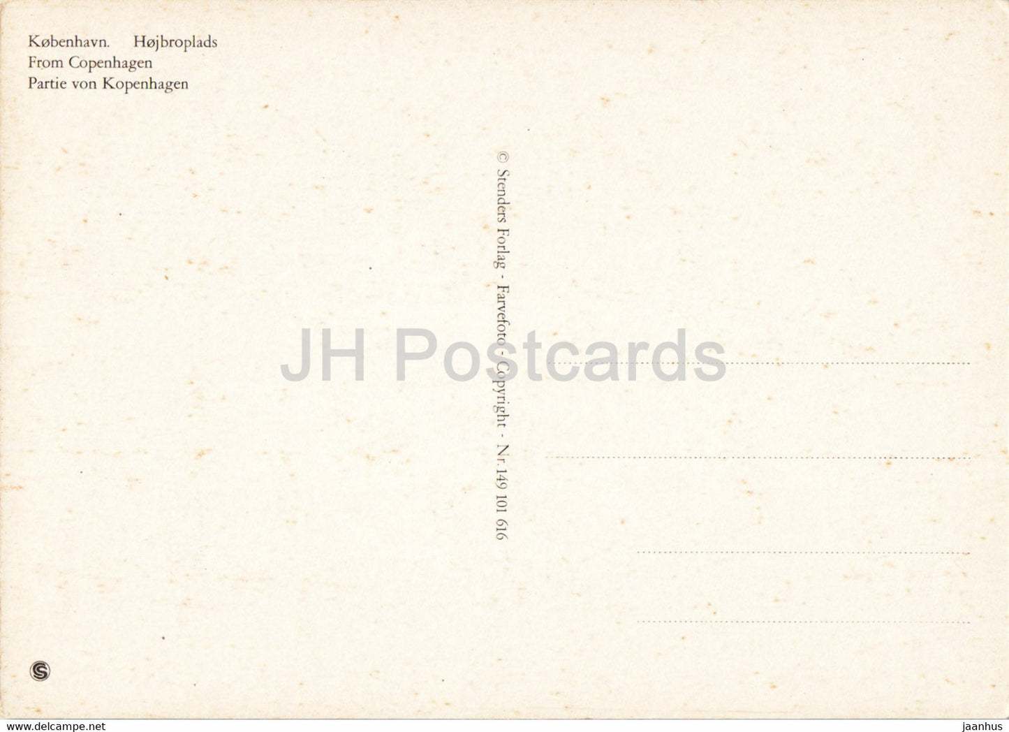 Copenhagen - Hojbro Plads - square - market - Denmark - unused