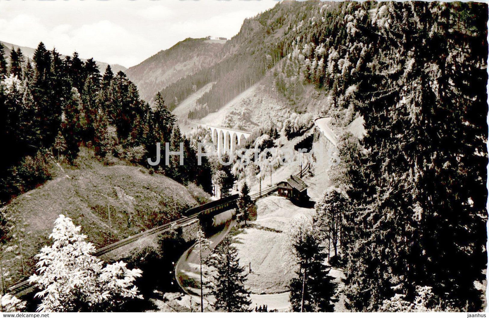 Hollental - sudl Schwarzwald - Partie bei der Ravenna Brucke - 1961 - Germany - used - JH Postcards