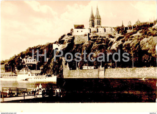 Praha - Prague - Vysehrad - ship - old postcard - 1957 - Czech Republic - Czechoslovakia - used - JH Postcards