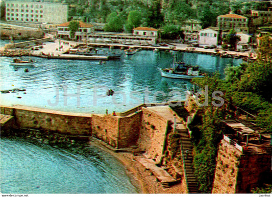 Antalya - iskeleden bir gorunum - view from the pier - Turkey - unused - JH Postcards
