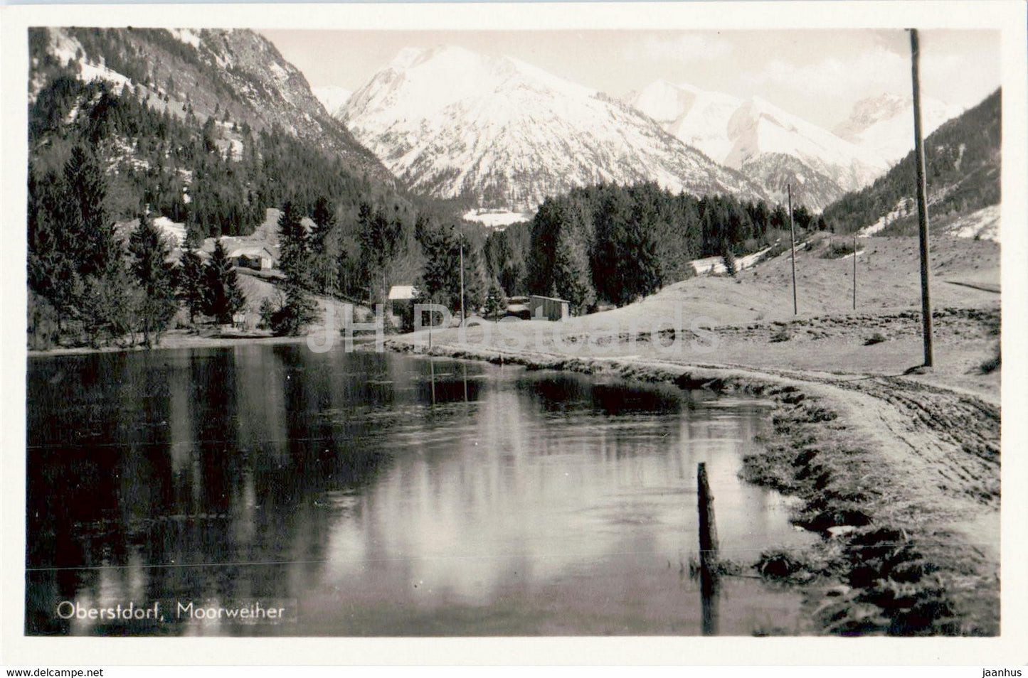 Oberstdorf - Moorweiher - 23 - old postcard - Germany - unused - JH Postcards