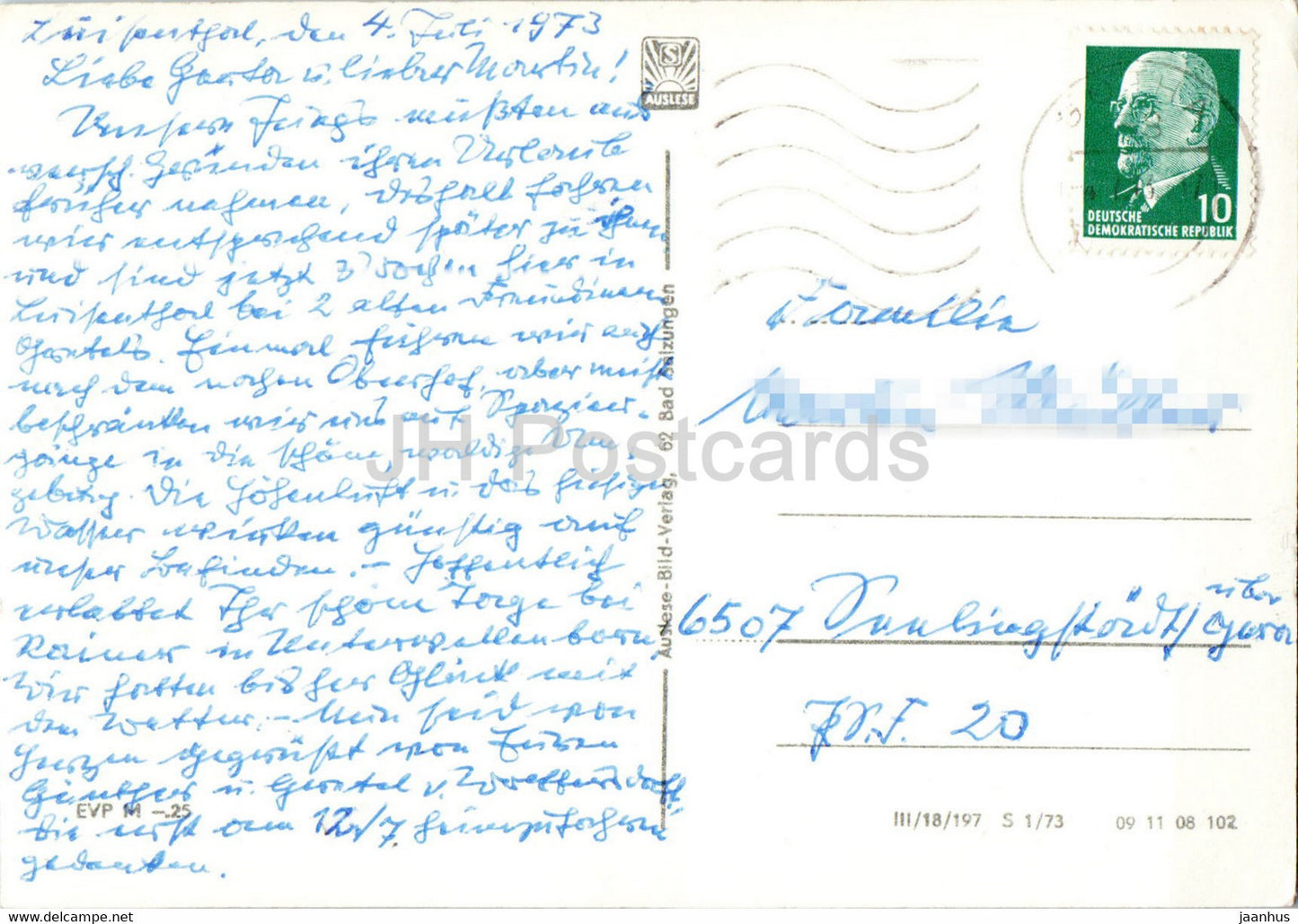 Gruss aus Oberhof - Interhotel Panorama - Schanze am Rennsteig - Kremsefahrt - old postcard - 1973 - Germany DDR - used