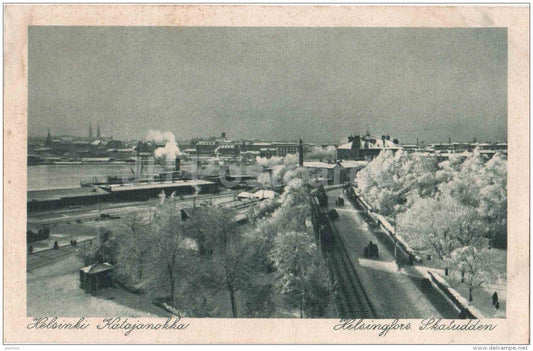 Katajanokka - Helsinki - Helsingfors - Skatudden - Finland - 25 - old postcard - unused - JH Postcards
