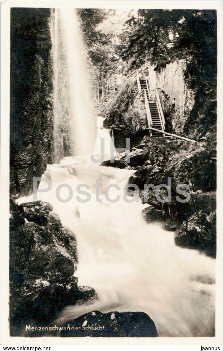 Menzenschwander Schlucht - Erholungsheim Menzenschwand - old postcard - Germany - unused - JH Postcards