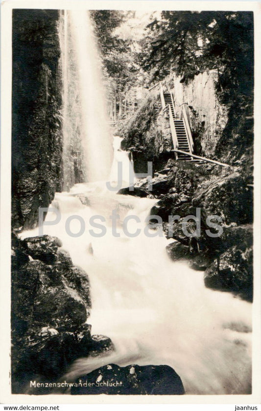 Menzenschwander Schlucht - Erholungsheim Menzenschwand - old postcard - Germany - unused - JH Postcards