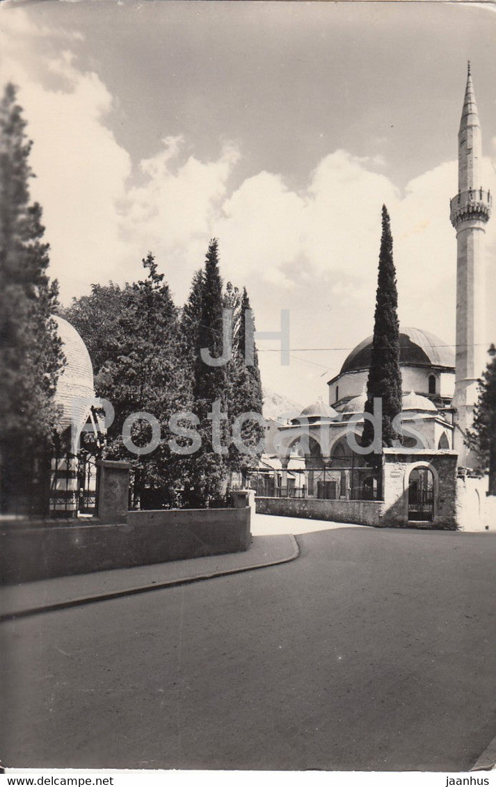 Mostar mosque - 1960s - Yugoslavia - Bosnia and Herzegovina - used - JH Postcards