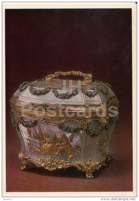 Dressing-Case , France - gold and silver - Jewellery - 1985 - Russia USSR - unused - JH Postcards