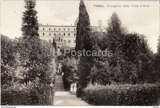 Tivoli - Prospetto della Villa'Este - 198 - old postcard - Italy - unused - JH Postcards