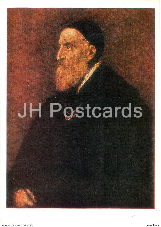 painting by Titian - Self portrait - Italian art - 1978 - Russia USSR - unused - JH Postcards