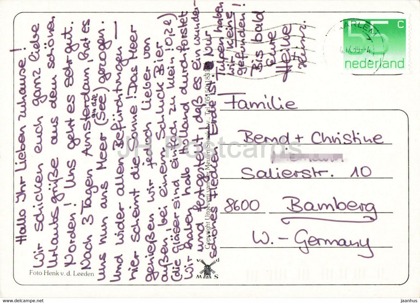 Haus - Windmühle - 1989 - Niederlande - gebraucht