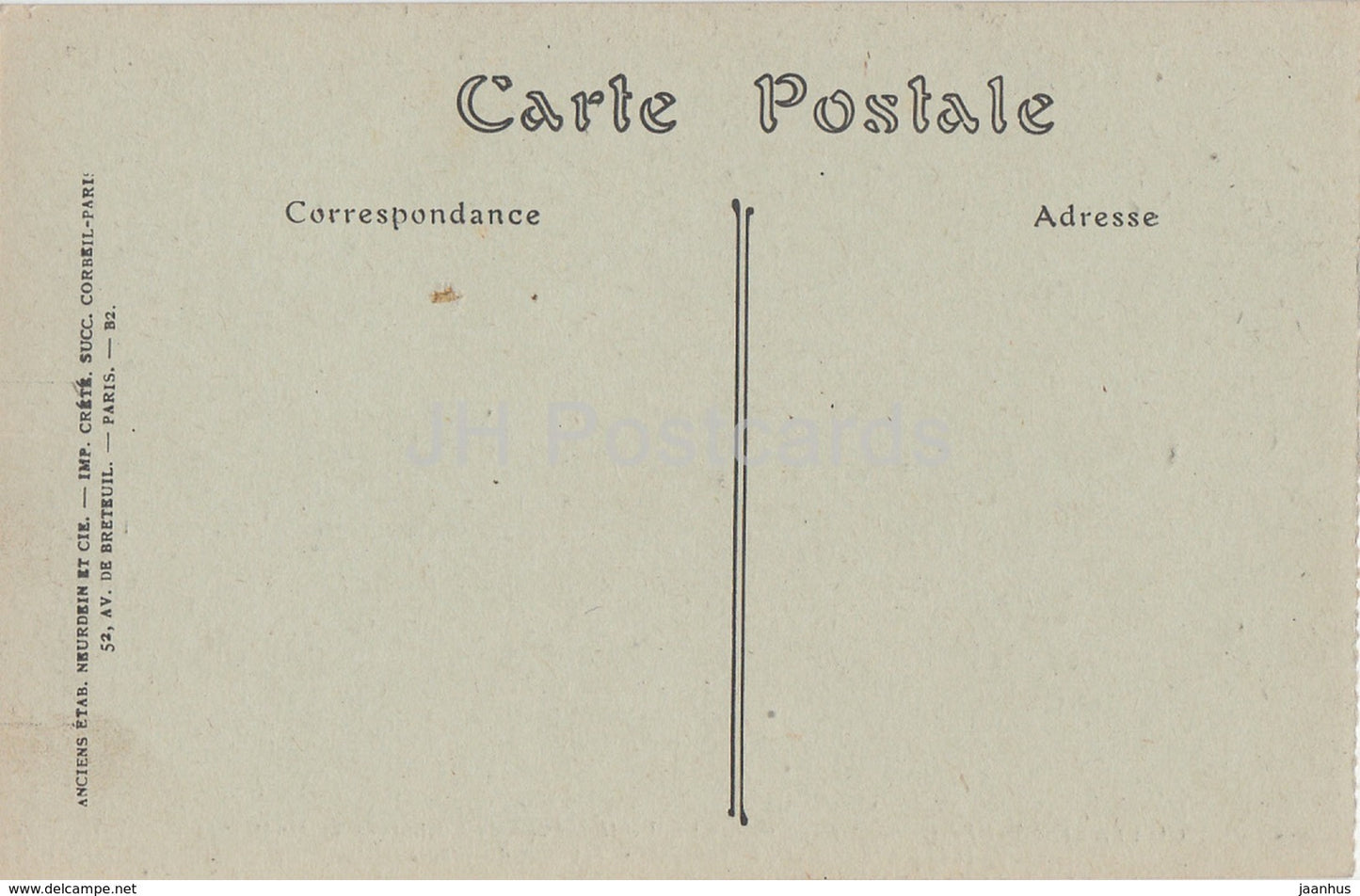 Chateau de Blois - Aile Francois Ier - Bibliotheque de Catherine de Medicis - castle - old postcard - France - unused