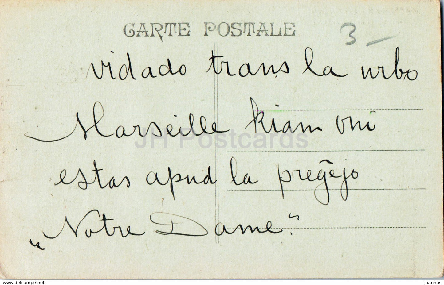 Marseille - Vue Générale sur ND de la Garde - carte postale ancienne - France - occasion