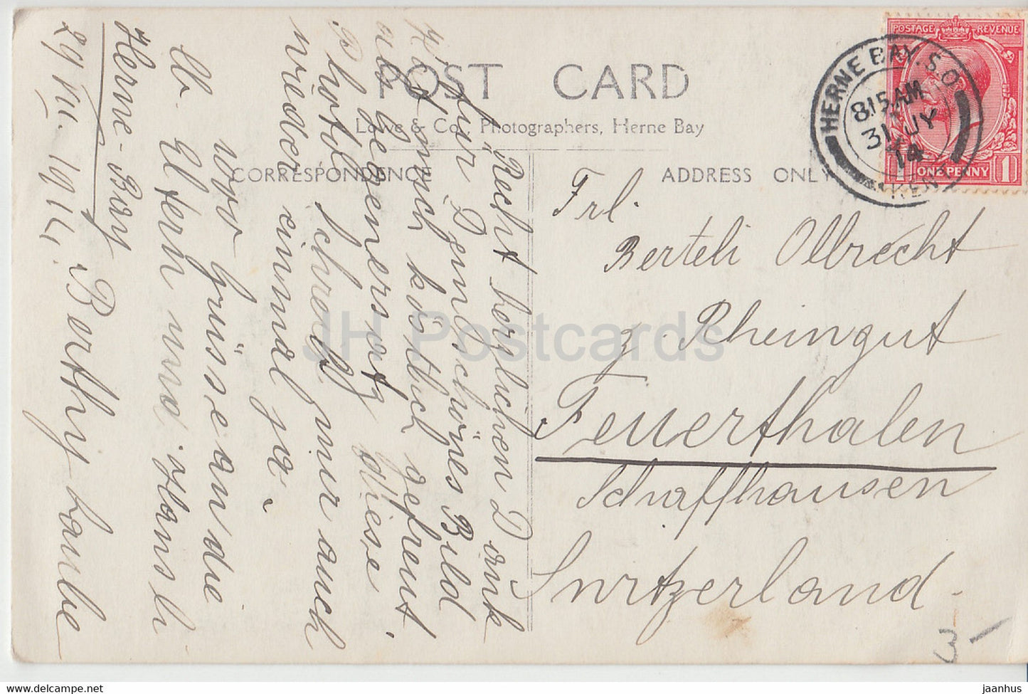 women - Lowe & Co - old postcard - 1914 - United Kingdom - used