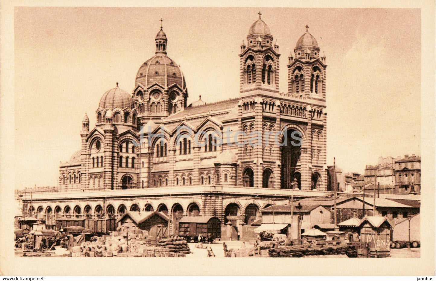 Marseille - La nouvelle cathedrale - old postcard - France - unused - JH Postcards