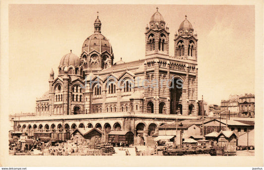 Marseille - La nouvelle cathedrale - old postcard - France - unused - JH Postcards