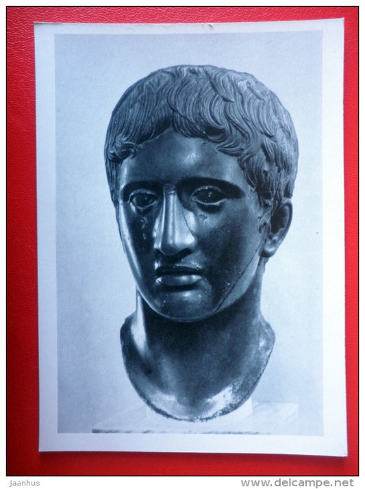 Portrait of a Roman Citizen - Ancient Rome - Antique sculpture in the Hermitage - 1964 - Russia USSR - unused - JH Postcards