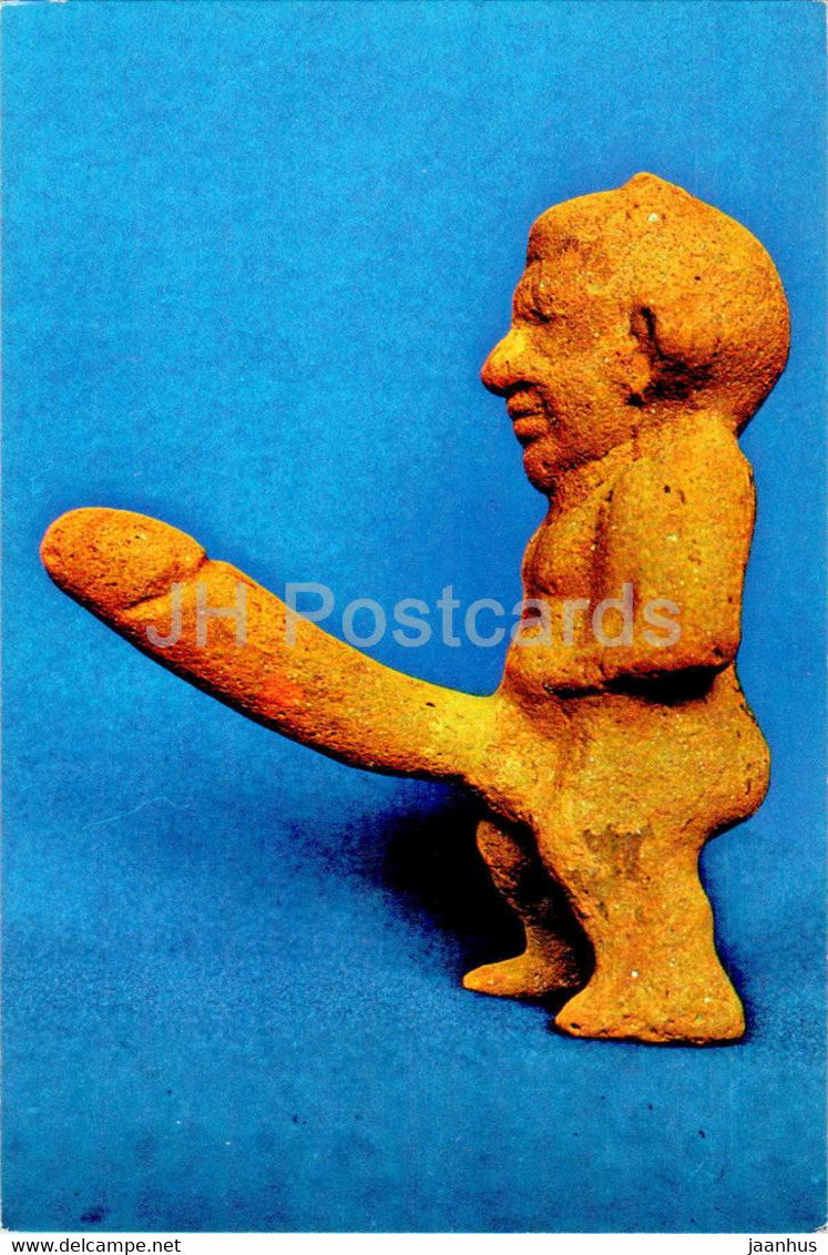 Priapus of Lampsakus - Priopus statue - ancient world - Turkey - unused - JH Postcards