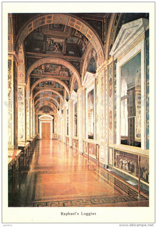 Raphael´s Loggias - 1 - Leningrad - St. Petersburg - 1979 - Russia USSR - unused - JH Postcards